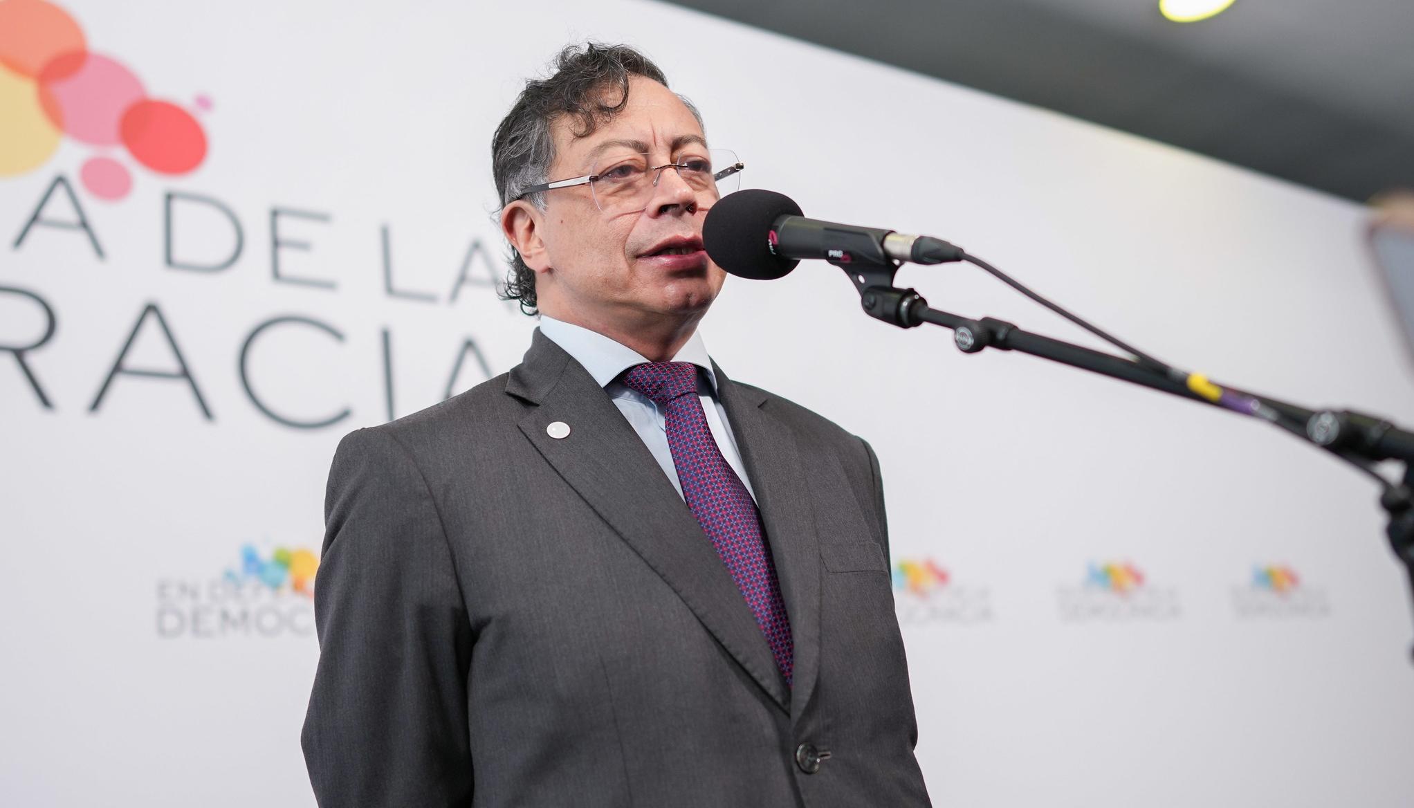 El Presidente Gustavo Petro.