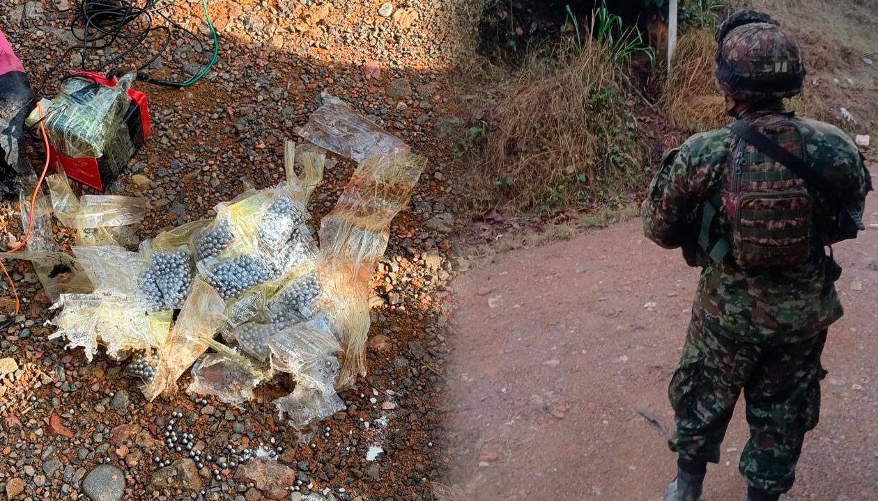 El artefacto explosivo que destruyó el Ejército.
