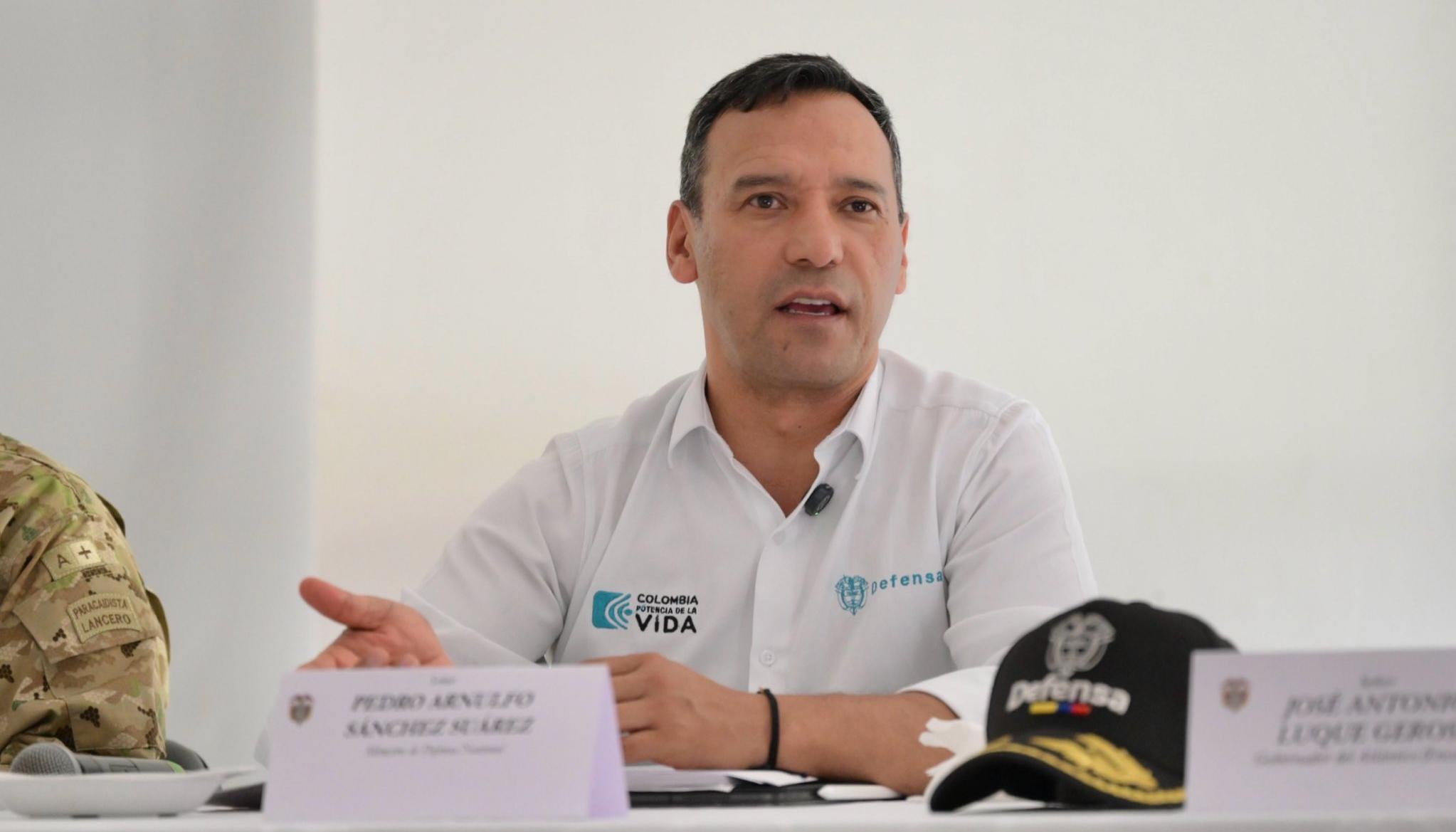 El ministro de Defensa, Pedro Sánchez.