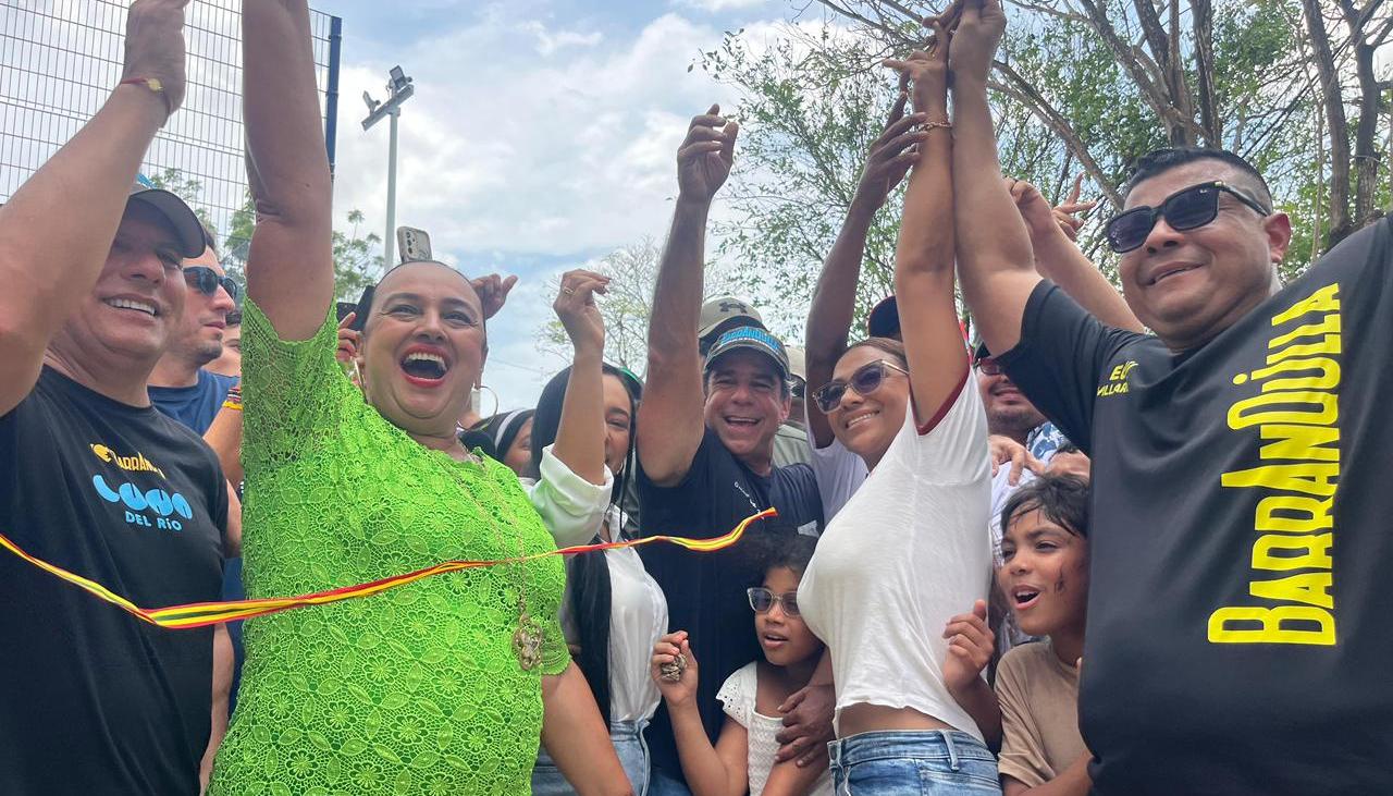 Alcalde Alejandro Char en la entrega del parque Renowitzky.