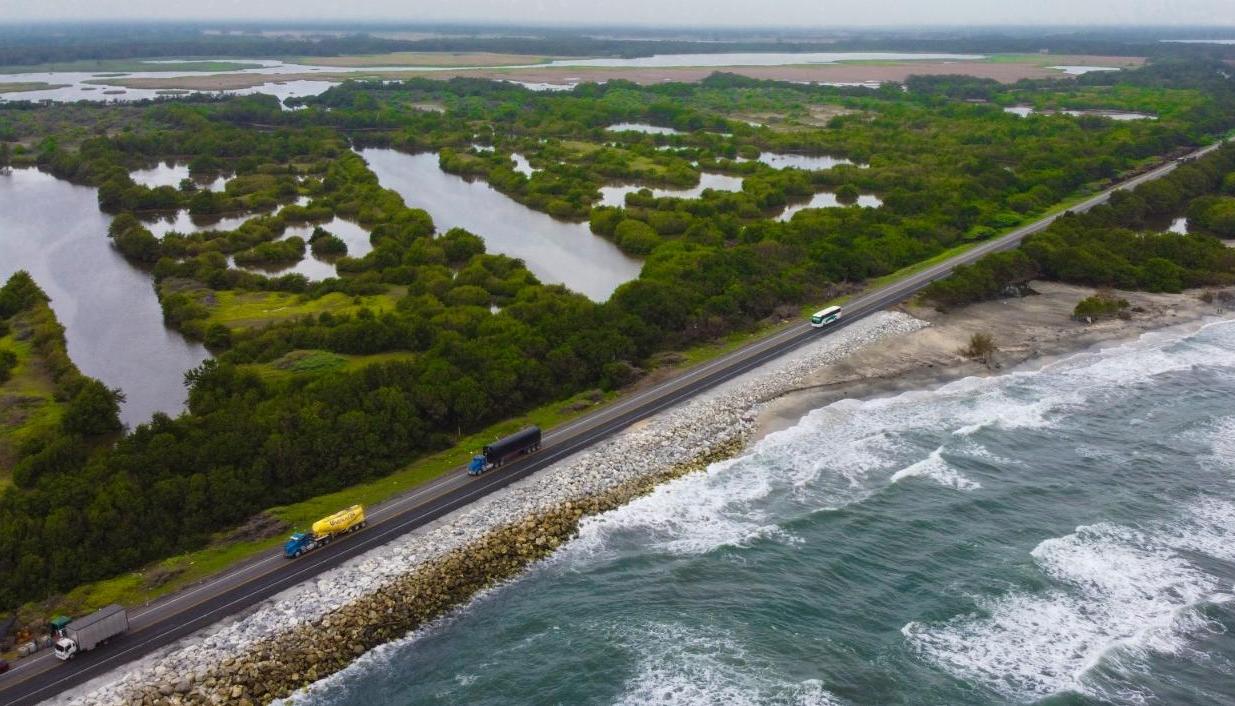 Kilómetro 19 de la vía Ciénaga-Barranquilla.