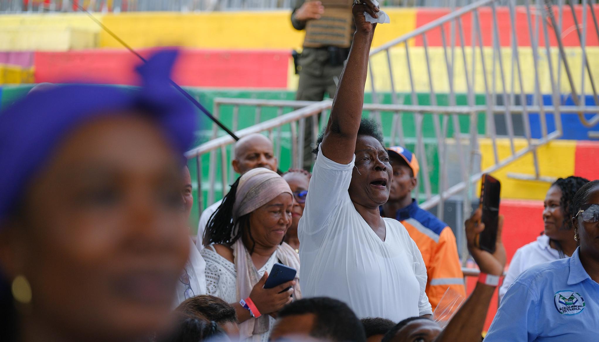 Jornada denominada 'A la plaza con las víctimas'.