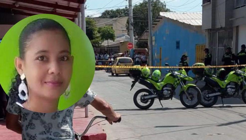 Evilena María Ortiz Mendoza y el barrio Simón Bolívar.