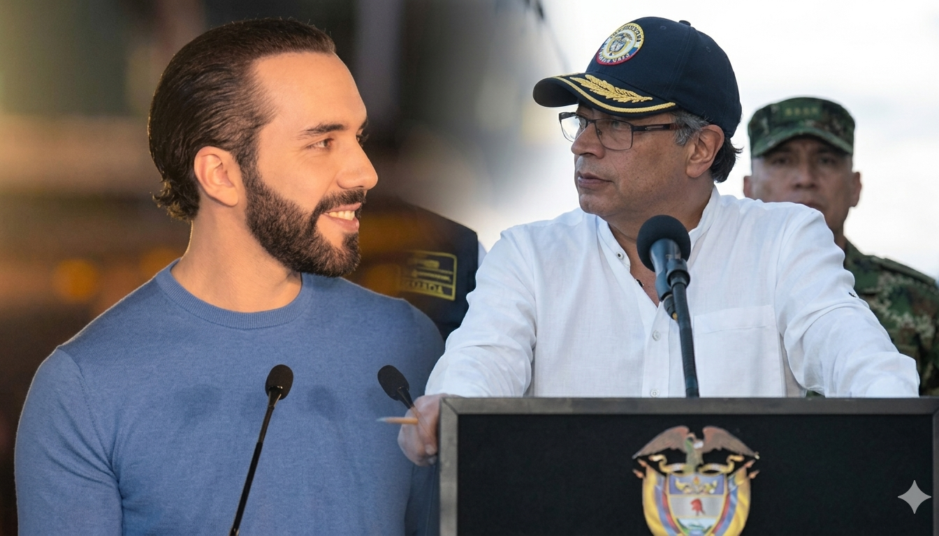 Nayib Bukele y Gustavo Petro