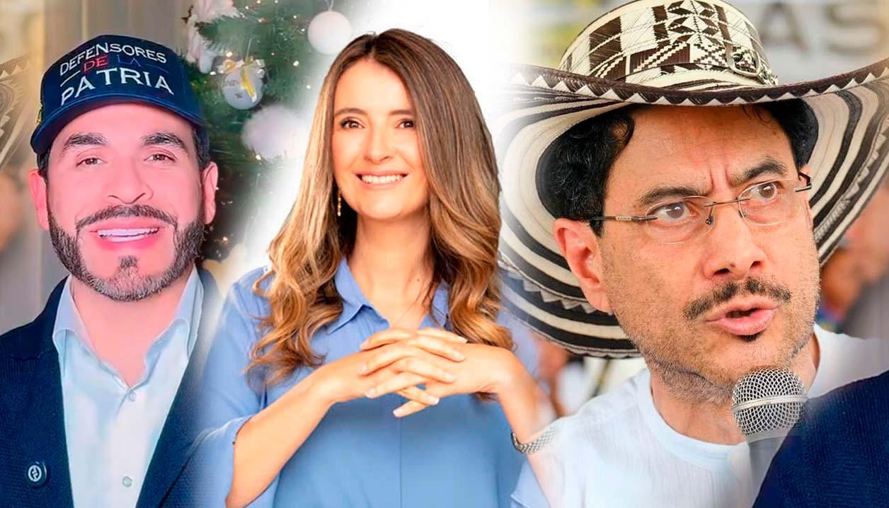 Abelardo De La Espriella, Paloma Valencia e Iván Cepeda