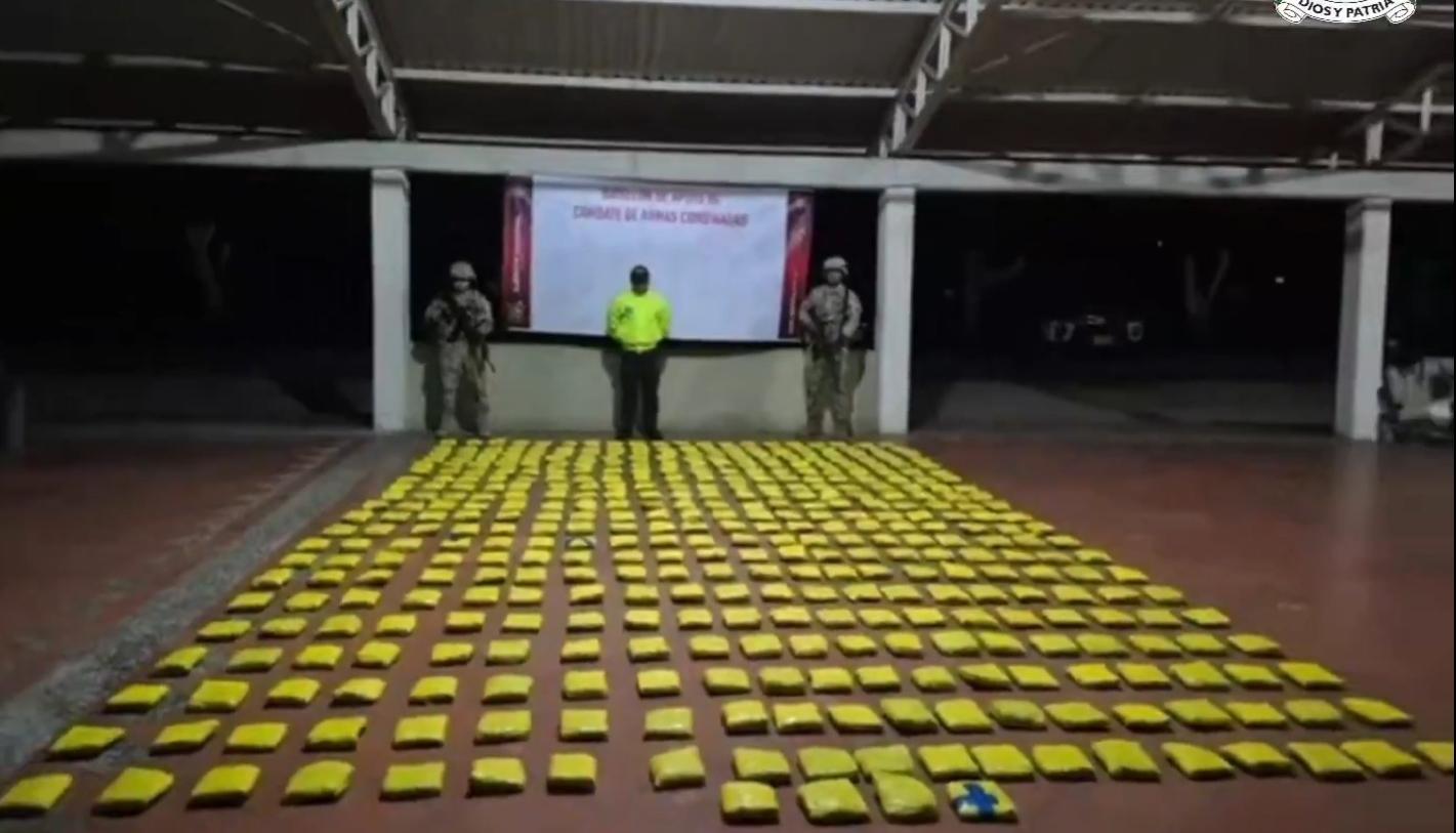 Marihuana incautada. 