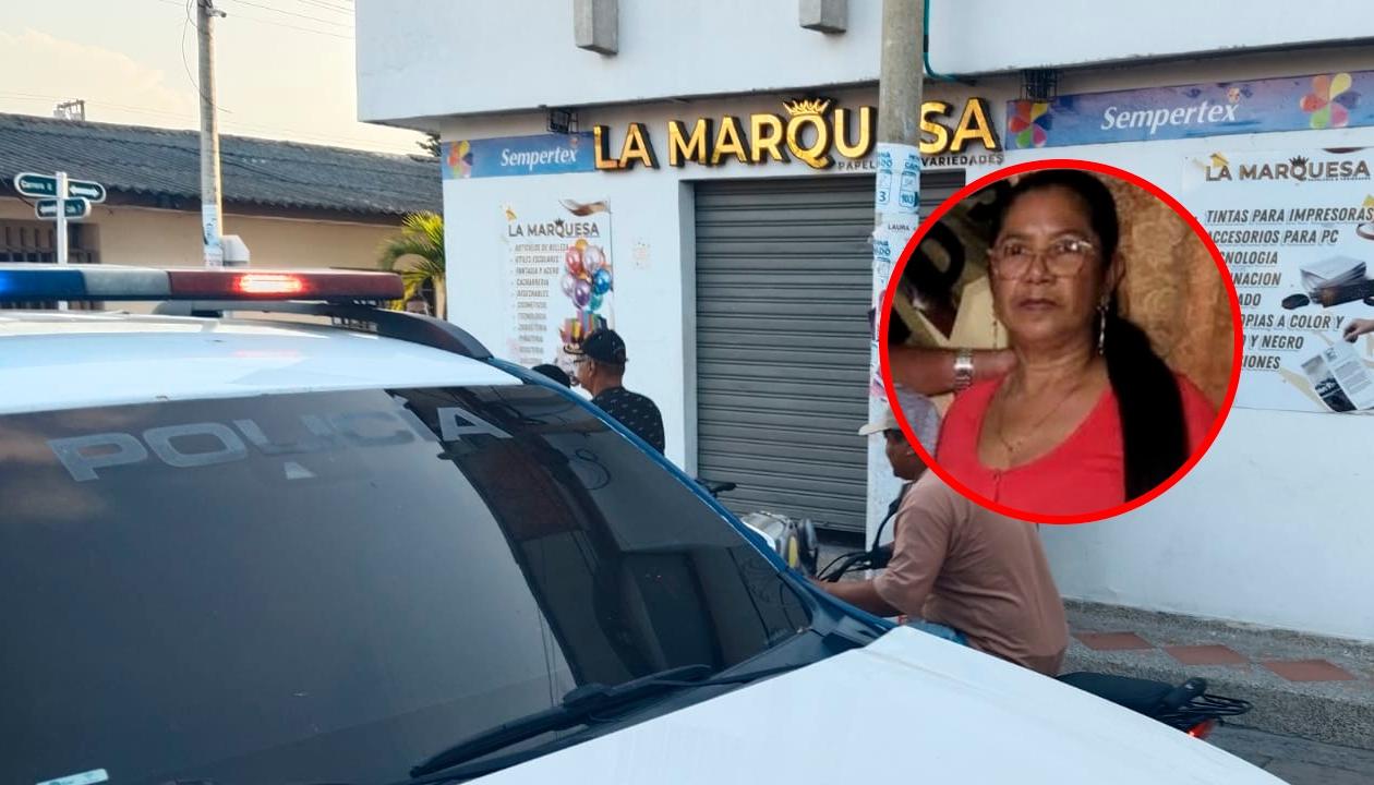 Julia Antonia Barrios fue asesinada dentro de esta papelería el día anterior. 