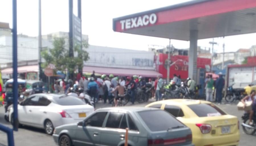 Lugar donde ocurrió el crimen del vendedor informal de frutas. 