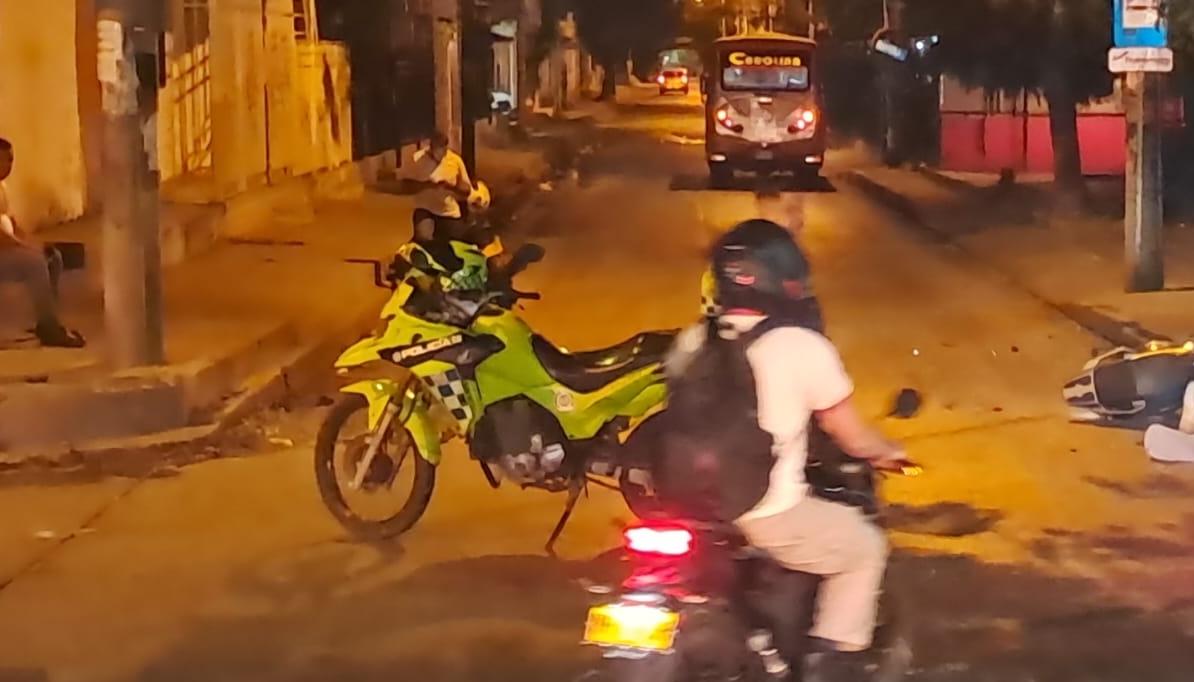 Lugar donde ocurrió el accidente. 