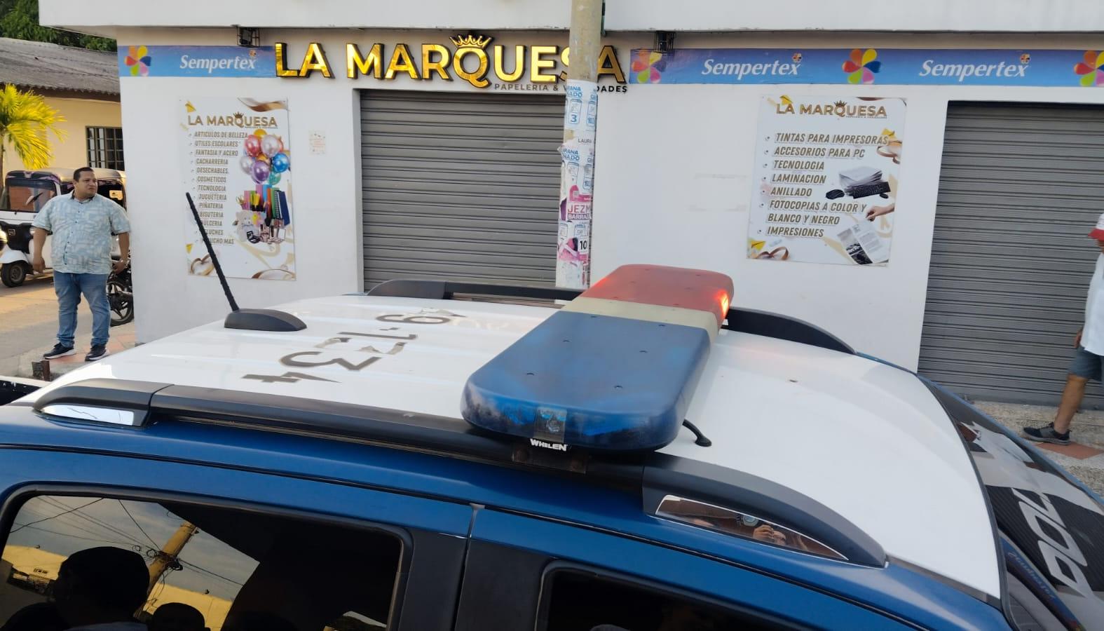 El negocio fue cerrado tras el atentado a la mujer. 