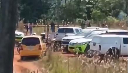 Lugar donde encontraron los cuerpos.