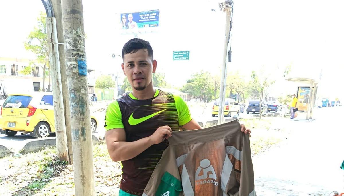 Luis Agámez, el operario fallecido. 