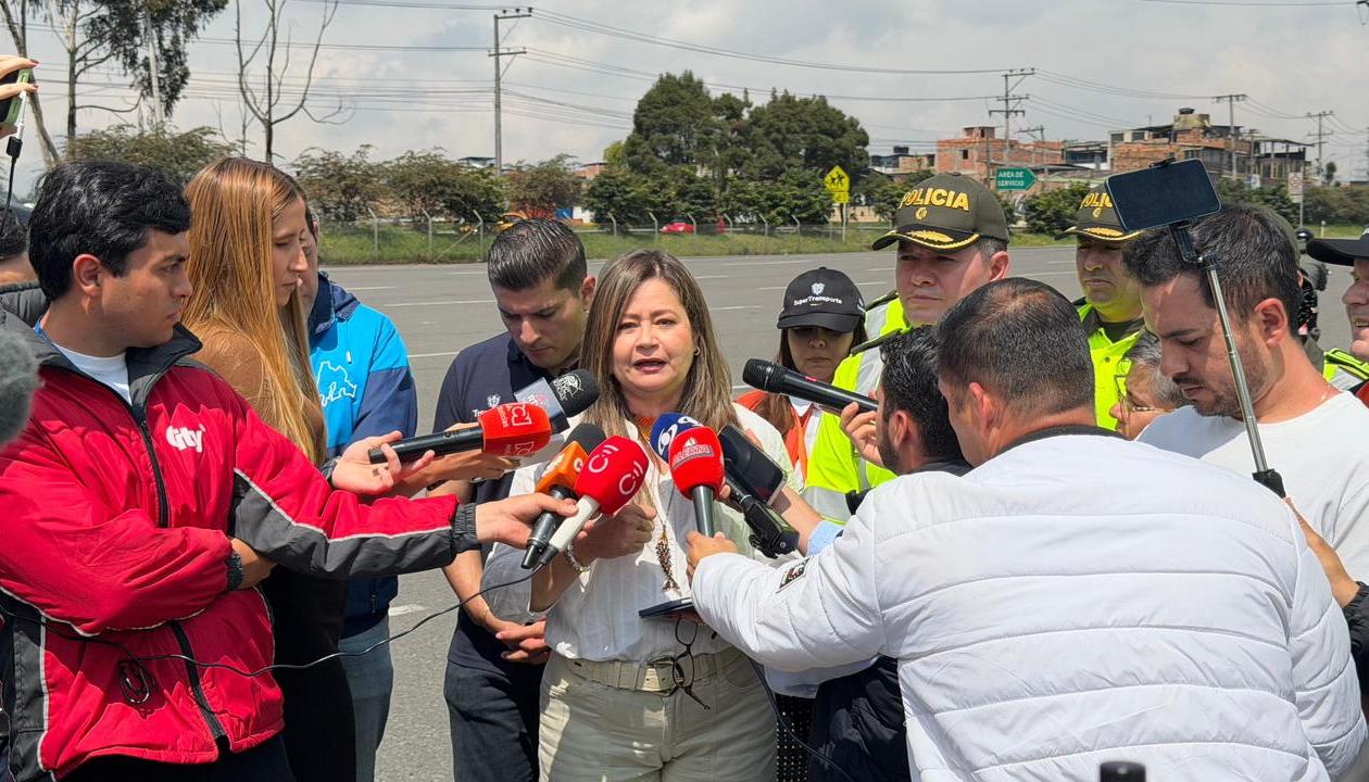 María Fernanda Rojas, ministra de Transporte.