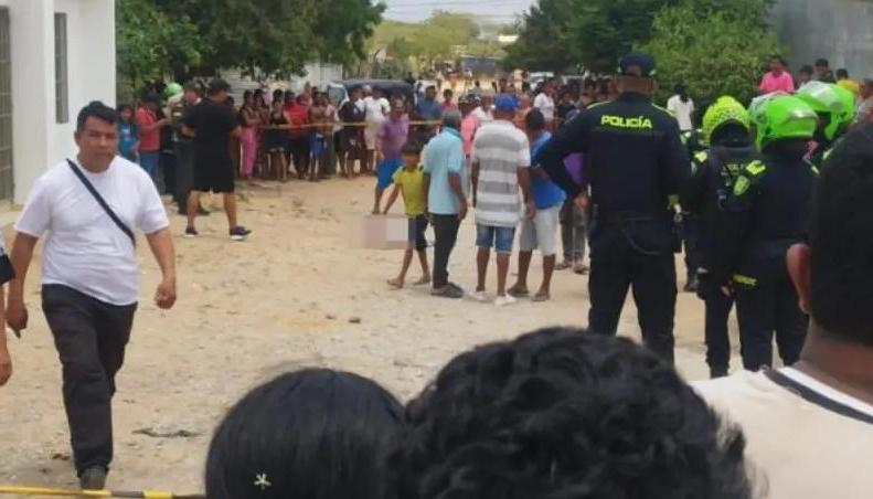 Foto de referencia de masacre reciente en La Guajira. 