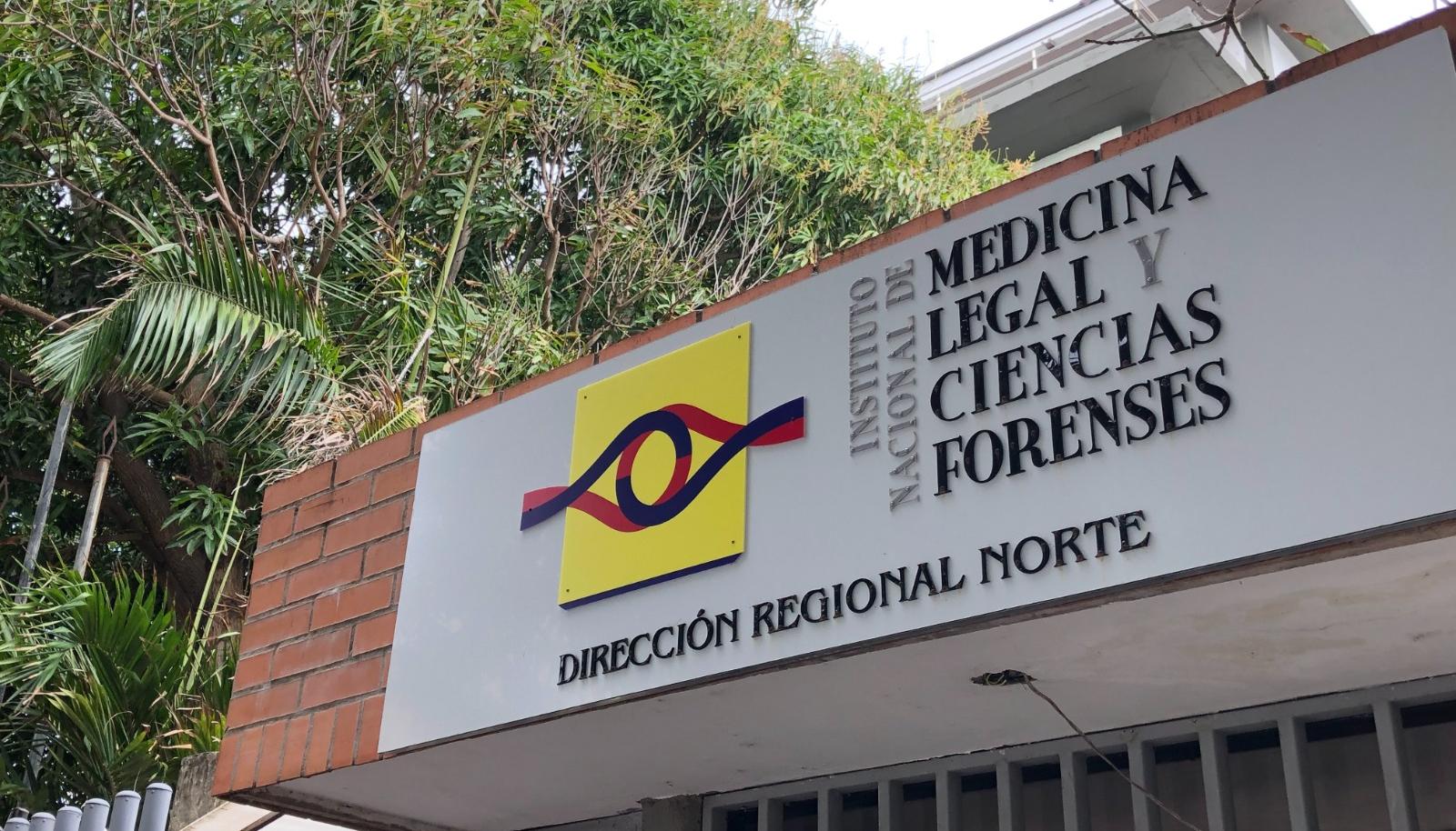 El cuerpo de Diostin Antonio Escorcia fue llevado a Medicina Legal. 