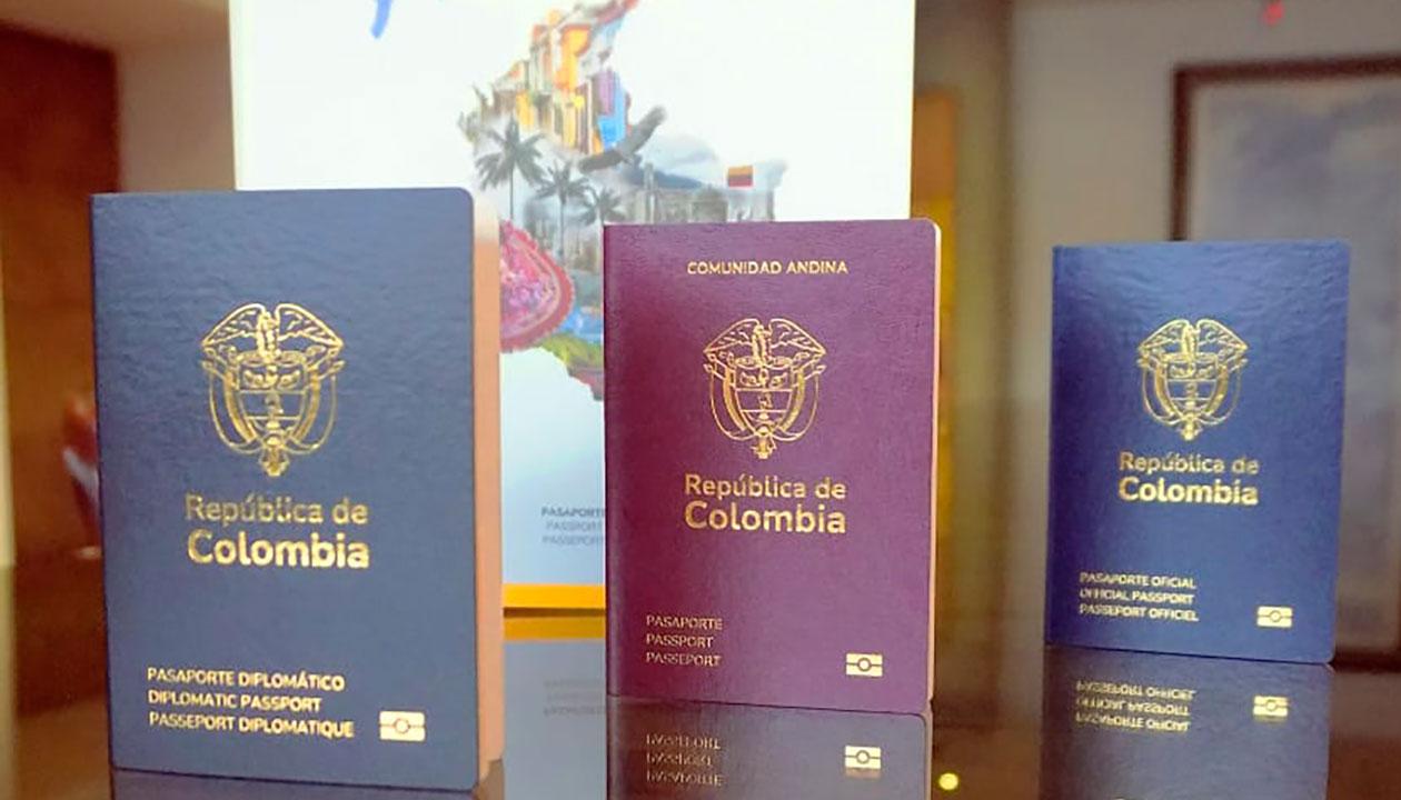 Nuevo pasaporte en Colombia
