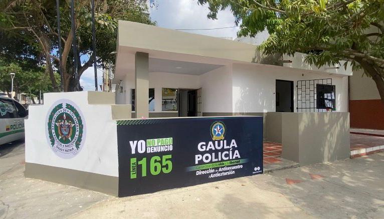 La oficina del Gaula está ubicada en el CAI del barrio El Concorde. 