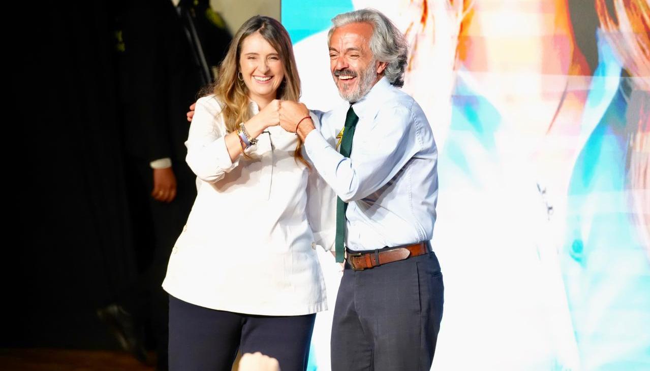 Paloma Valencia y Juan Daniel Oviedo.