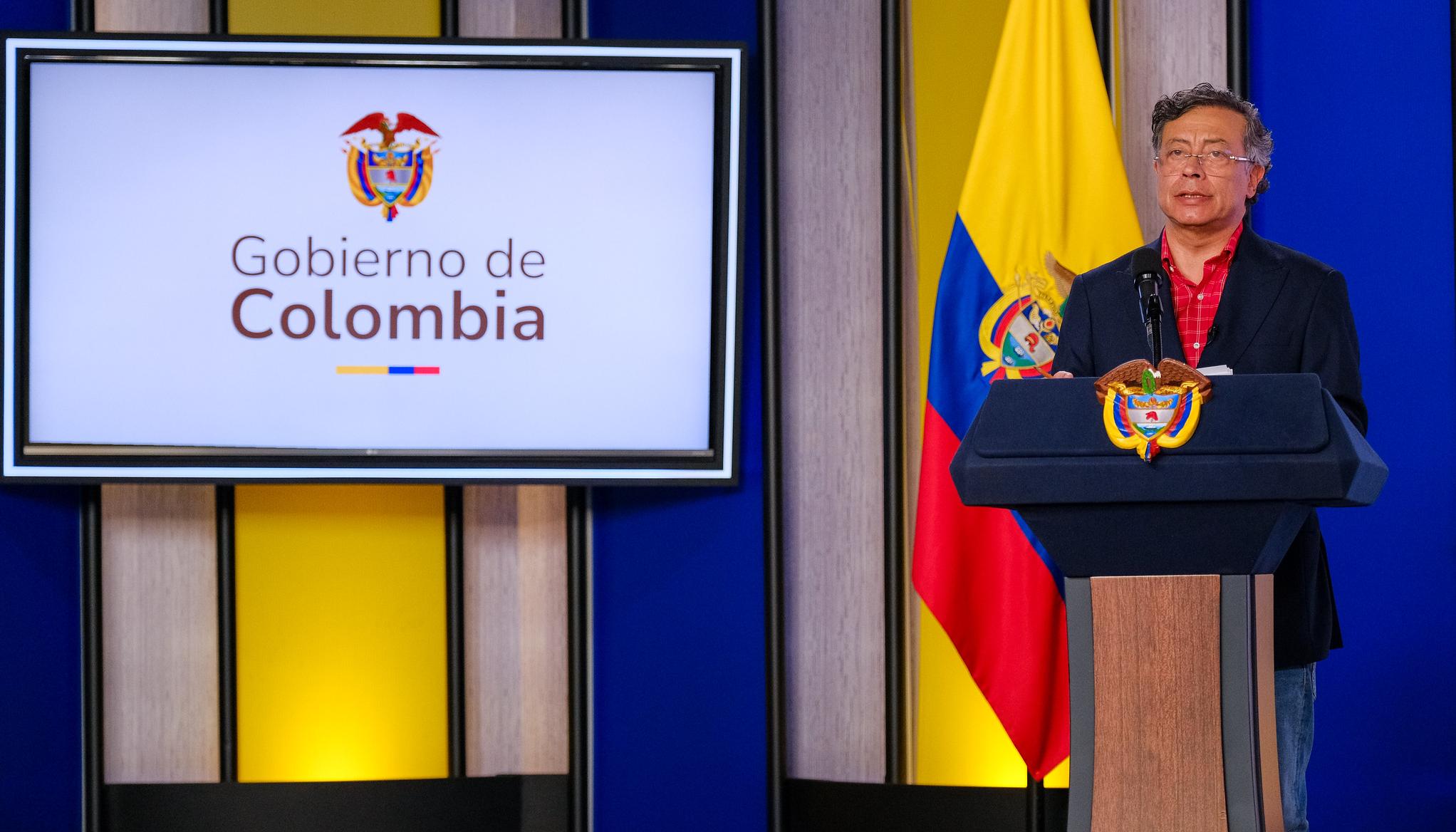 El Presidente Gustavo Petro.