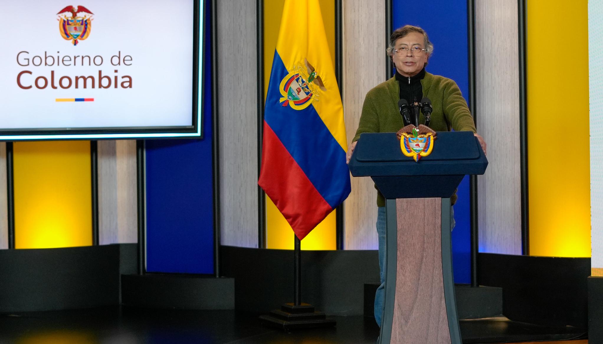 El Presidente Gustavo Petro.