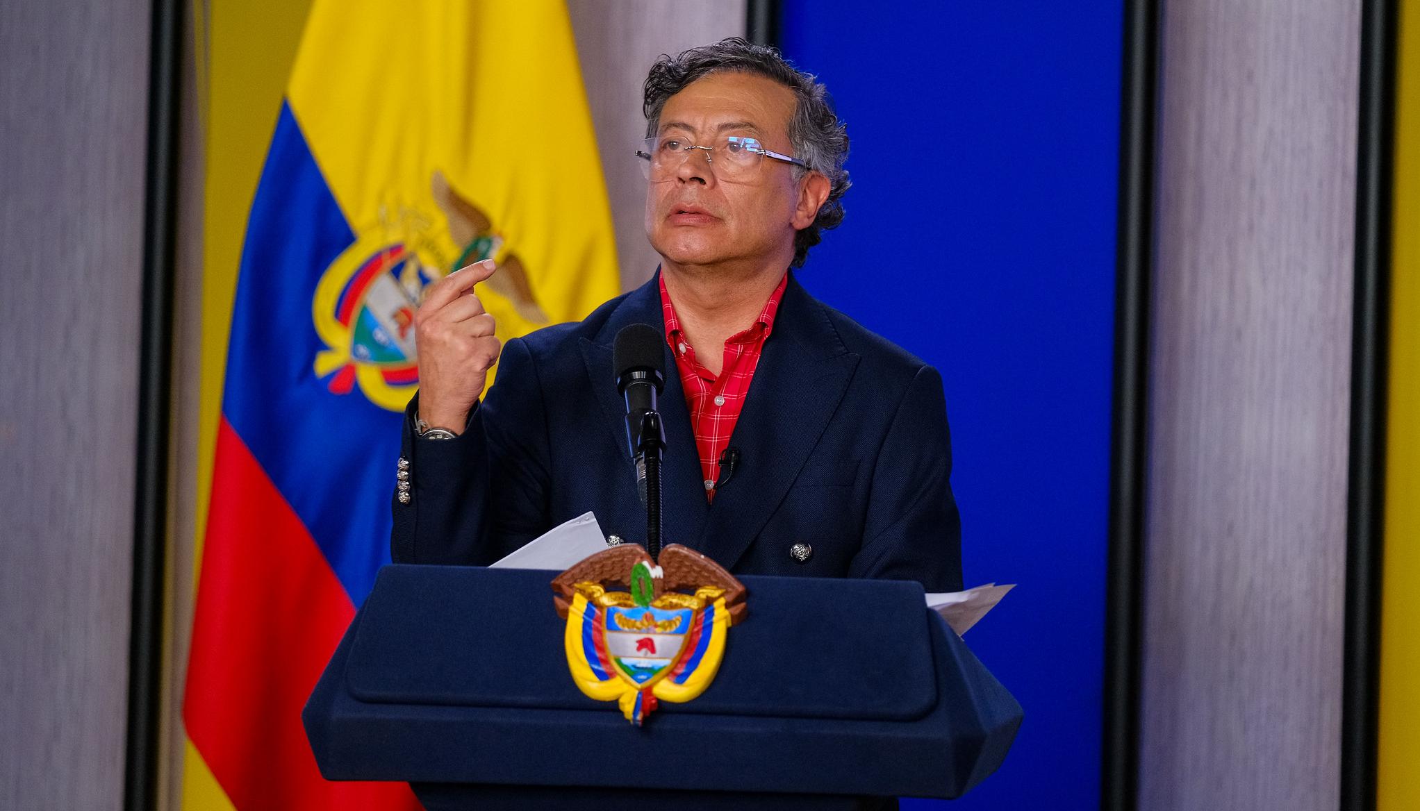 El Presidente de Colombia, Gustavo Petro.