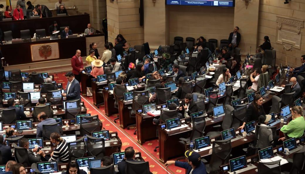 Plenaria de la Cámara de Representantes. 