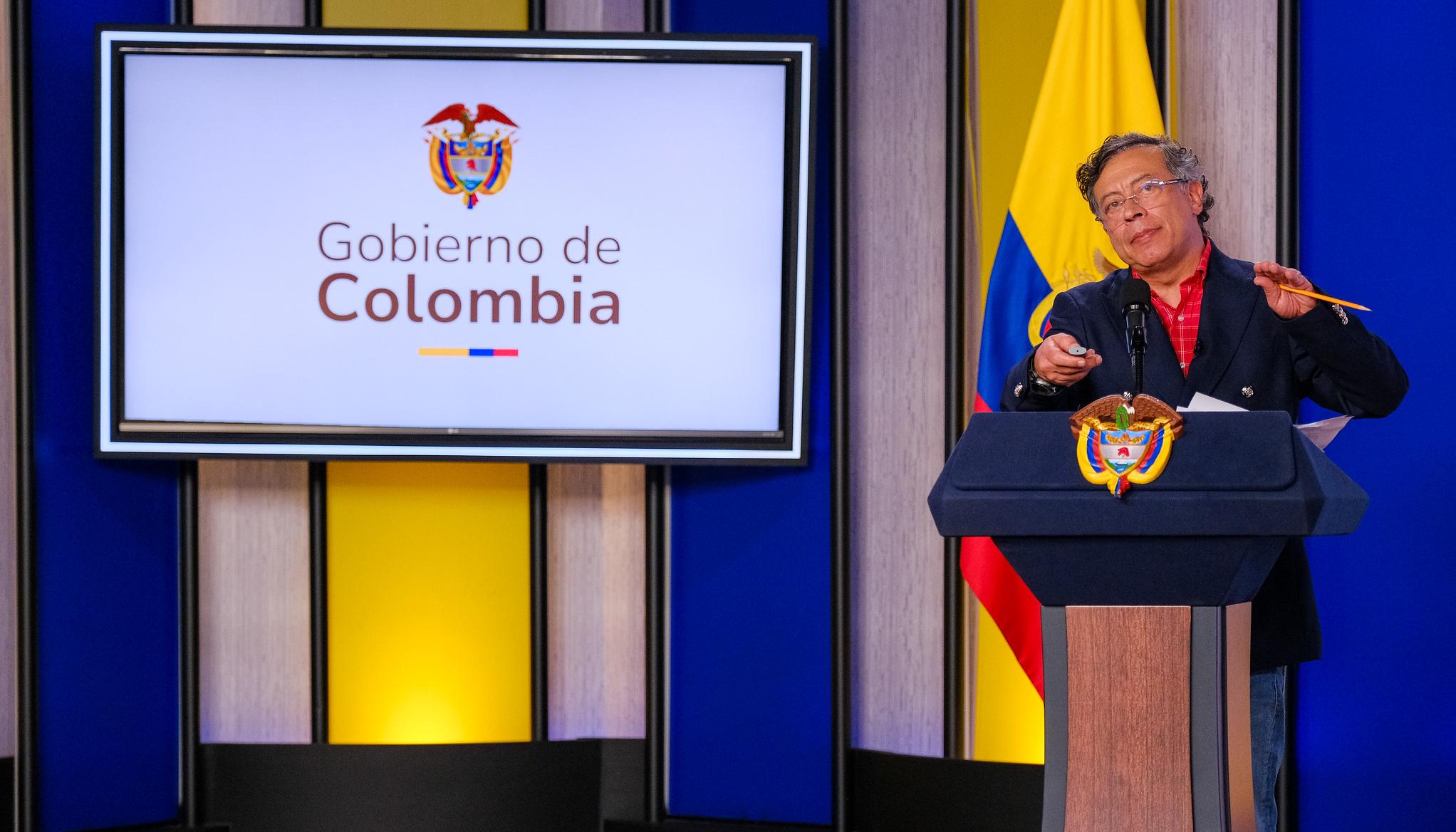 El Presidente Gustavo Petro.