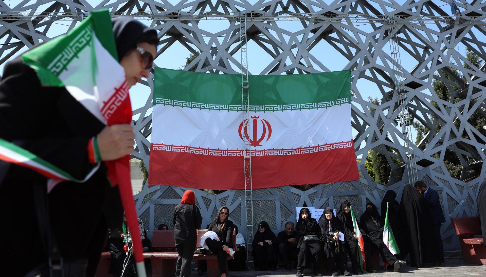 Protesta en Teherán.