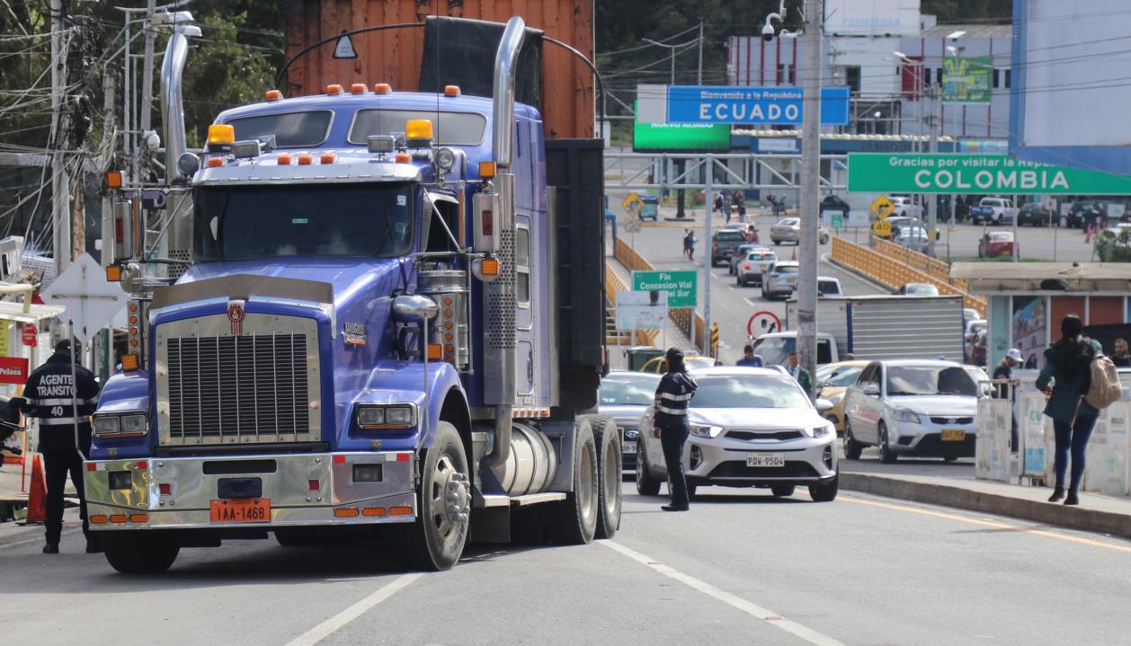 Puente internacional de Rumichaca, fronterizo entre Colombia y Ecuador.