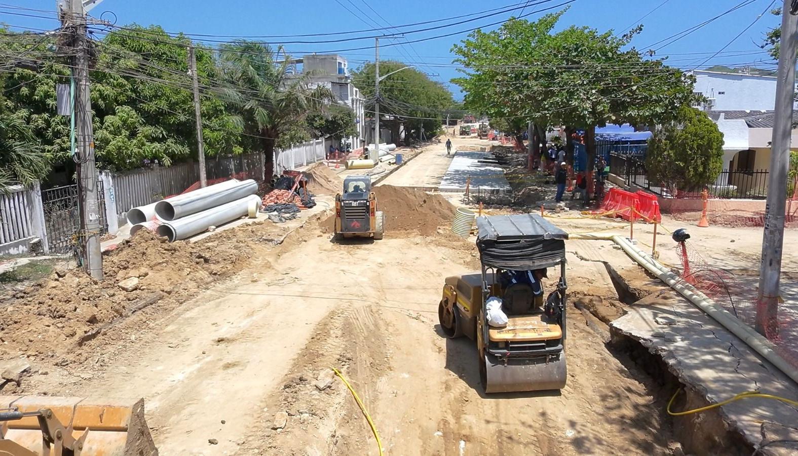 Una de las obras de Triple A.