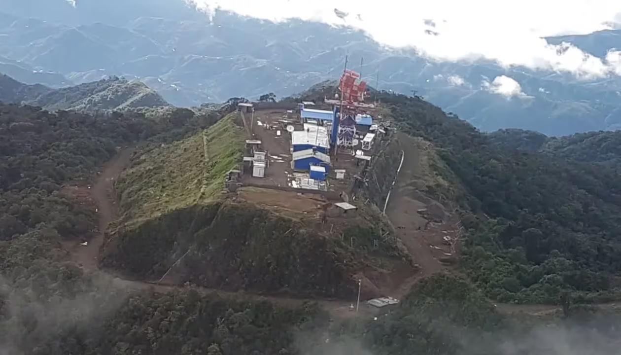 El radar de Santana, en el municipio de El Tambo.
