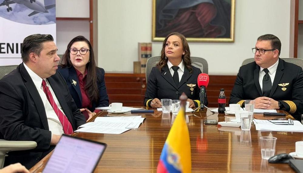 Representantes del gremio de aviadores.