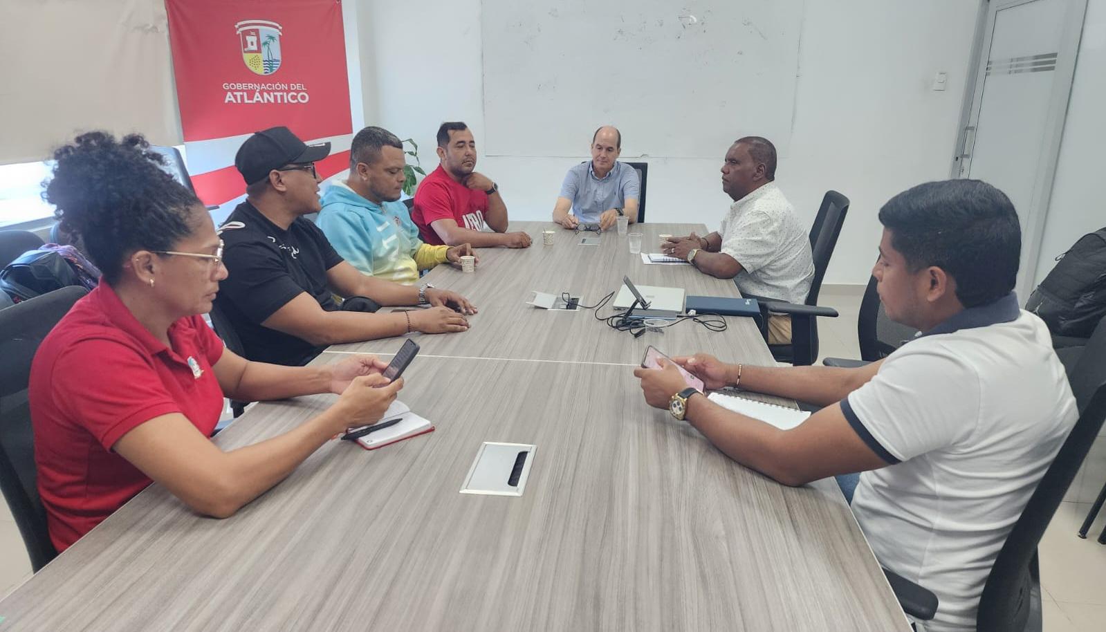 Reunión de los representantes del béisbol atlanticense.