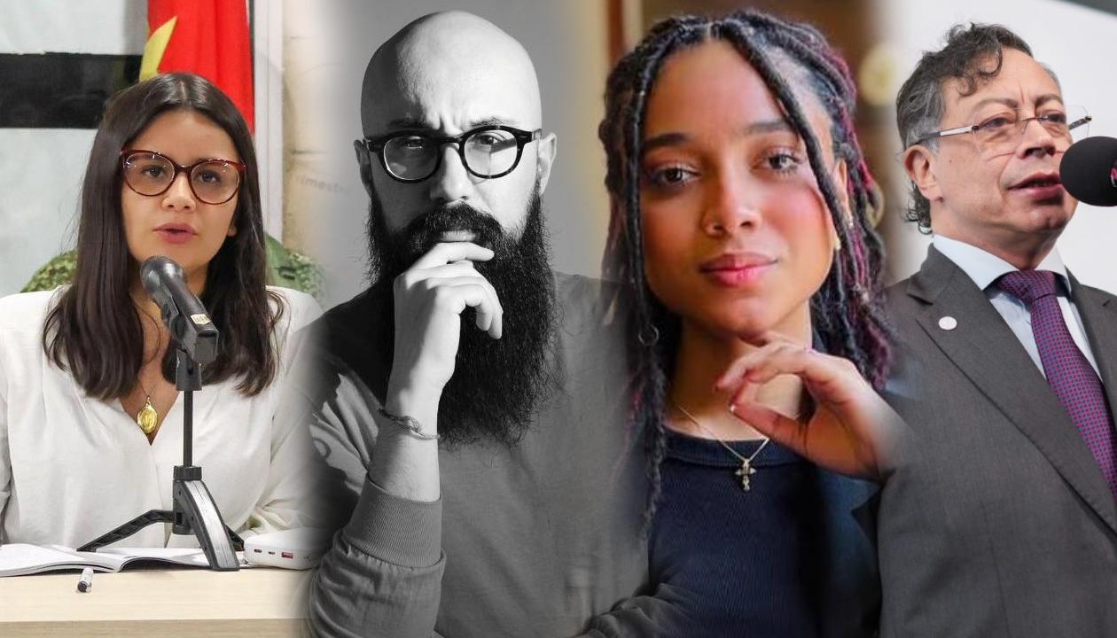 Angie Rodríguez, Carlos Carrillo, Juliana Guerrero y Gustavo Petro.