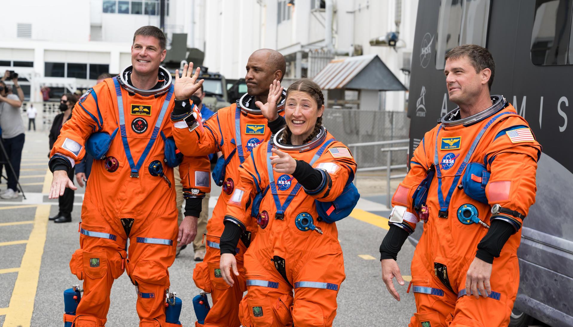 Tripulación del Artemis II.