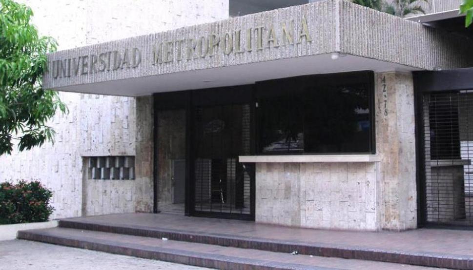 Fachada de la Universidad Metropolitana de Barranquilla. 