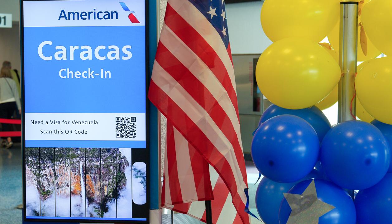 La zona de Check-in en el Aeropuerto Internacional de Miami.