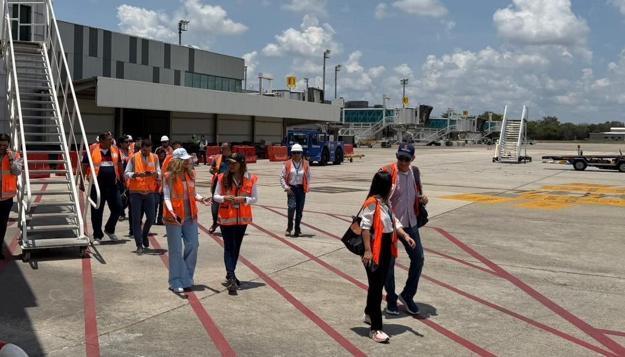Visita de seguimiento de las obras en el Cortissoz.