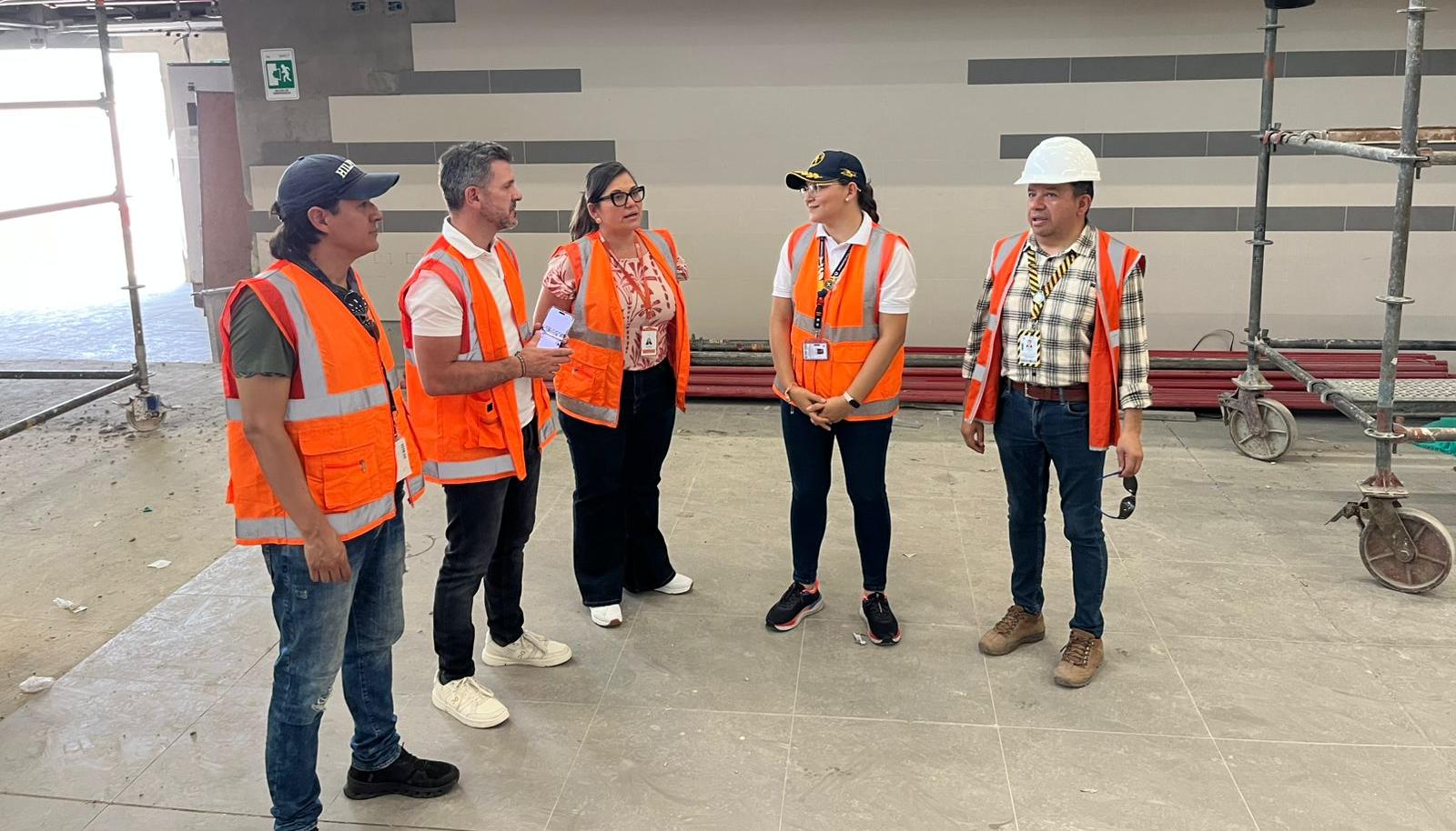 Visita técnica a las obras en el aeropuerto Ernesto Cortissoz de Barranquilla.