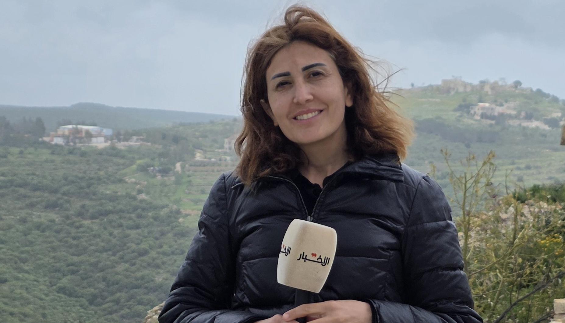 Amal Khalil, periodista asesinada en ataque israelí. 