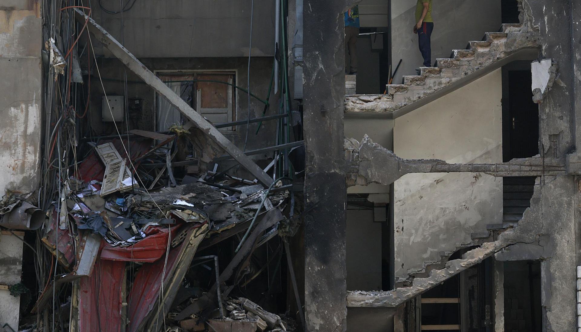 Destrucción en Líbano por ataques de Israel.