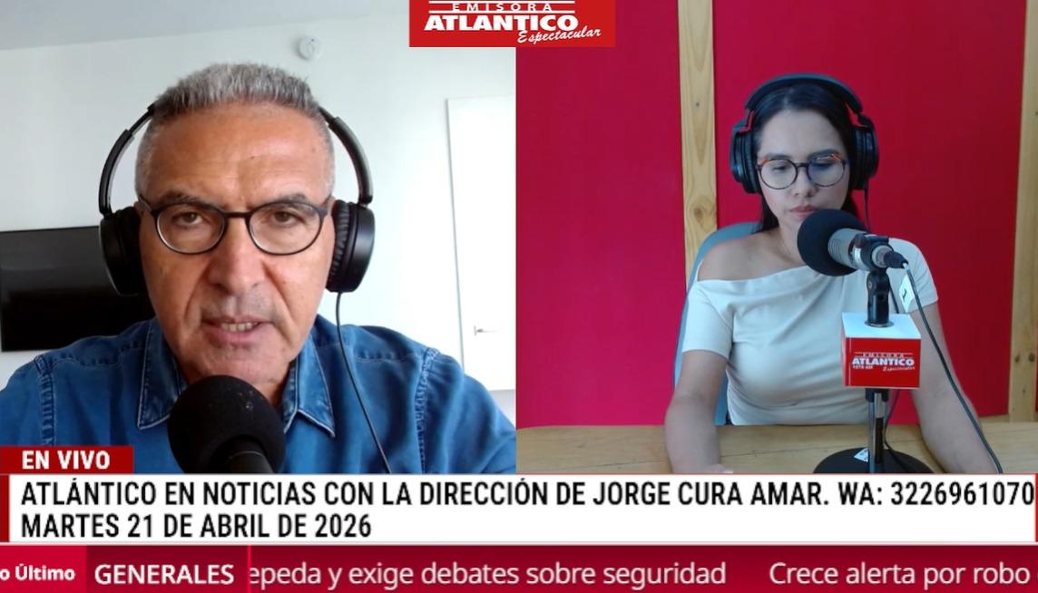 Transmisión de Atlántico en Noticias.