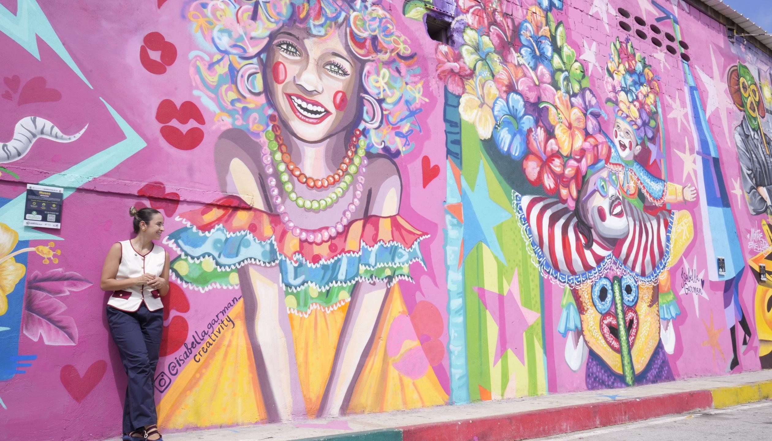 Isabella Garman, artista local. 