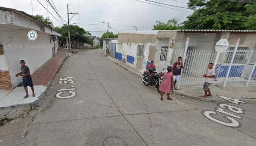 Lugar del ataque armado en el barrio La Sierrita