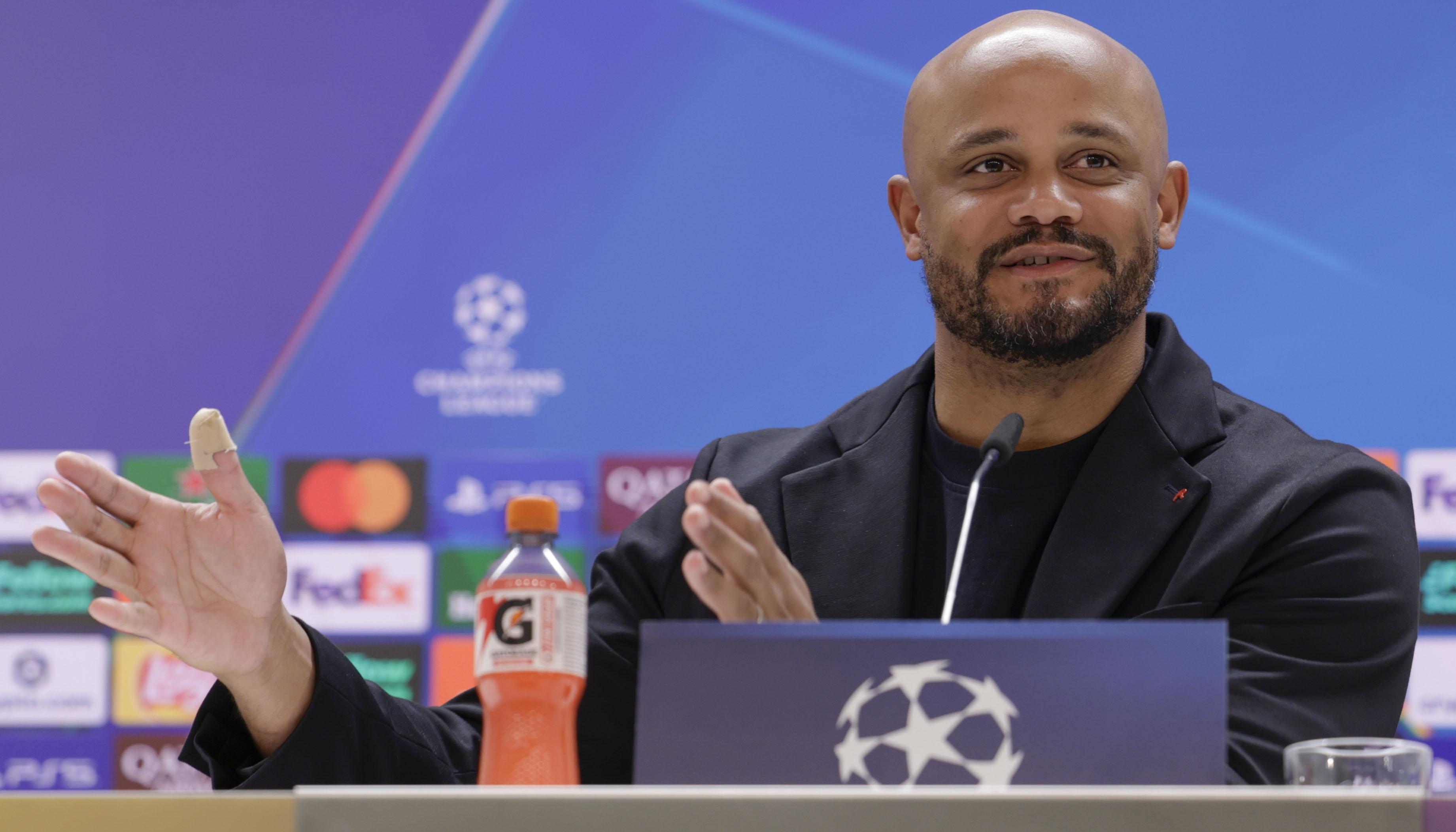 Vincent Kompany, entrenador del Bayern Múnich. 