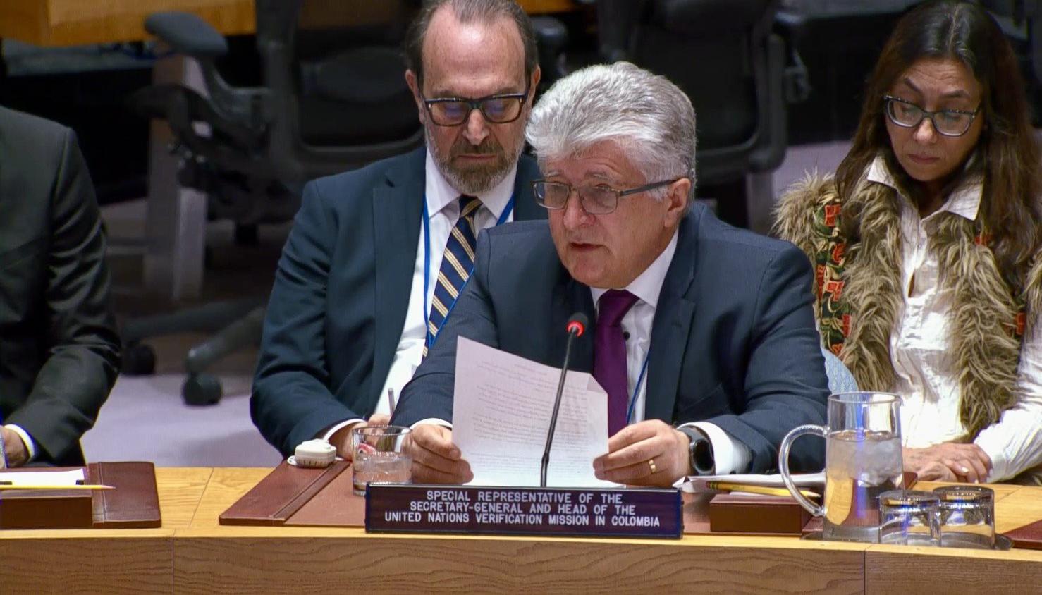 Miroslav Jenča, secretario general de la ONU para Colombia.