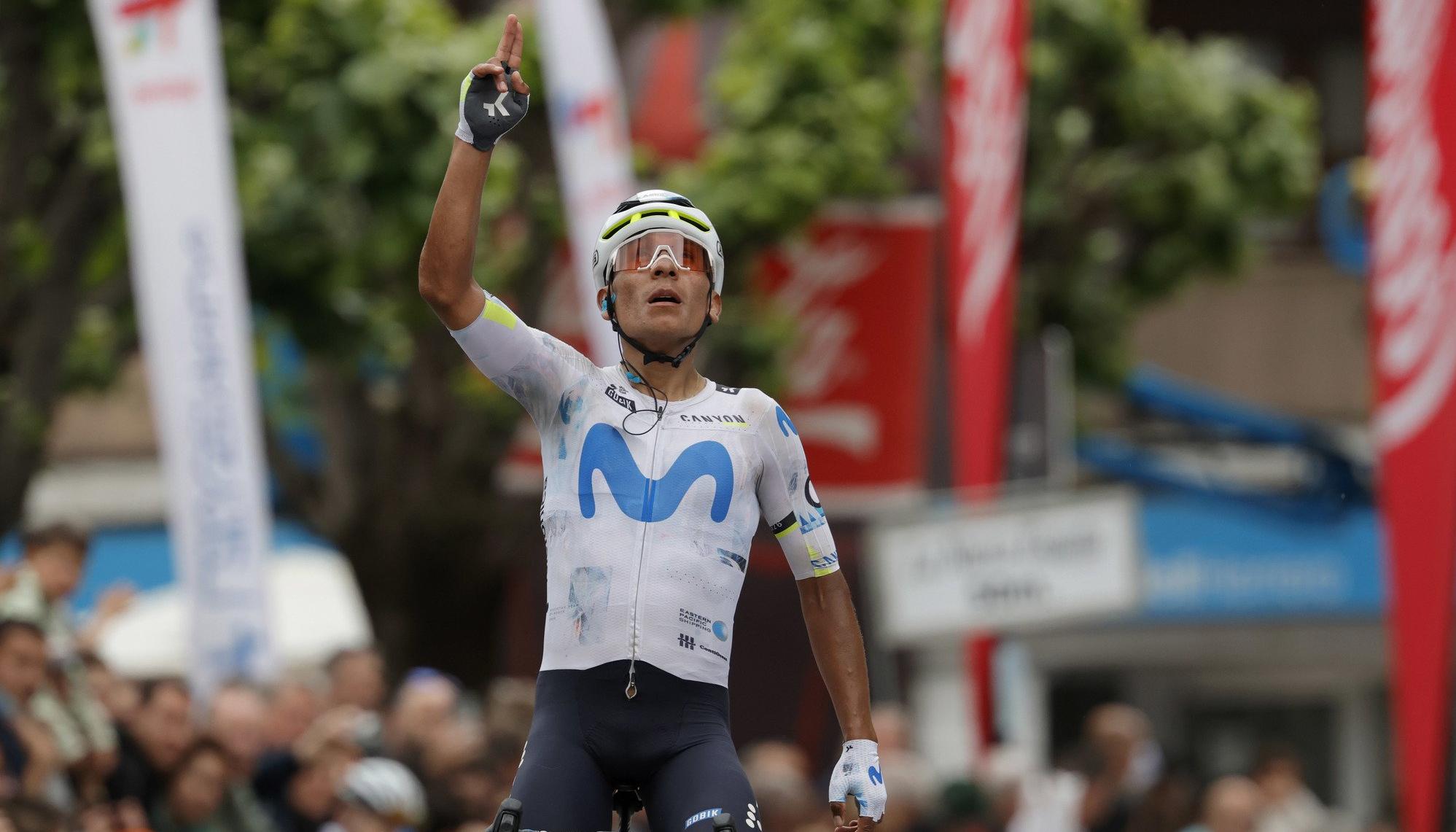 Nairo Quintana dedicó su victoria al fallecido corredor Cristian Muñoz.