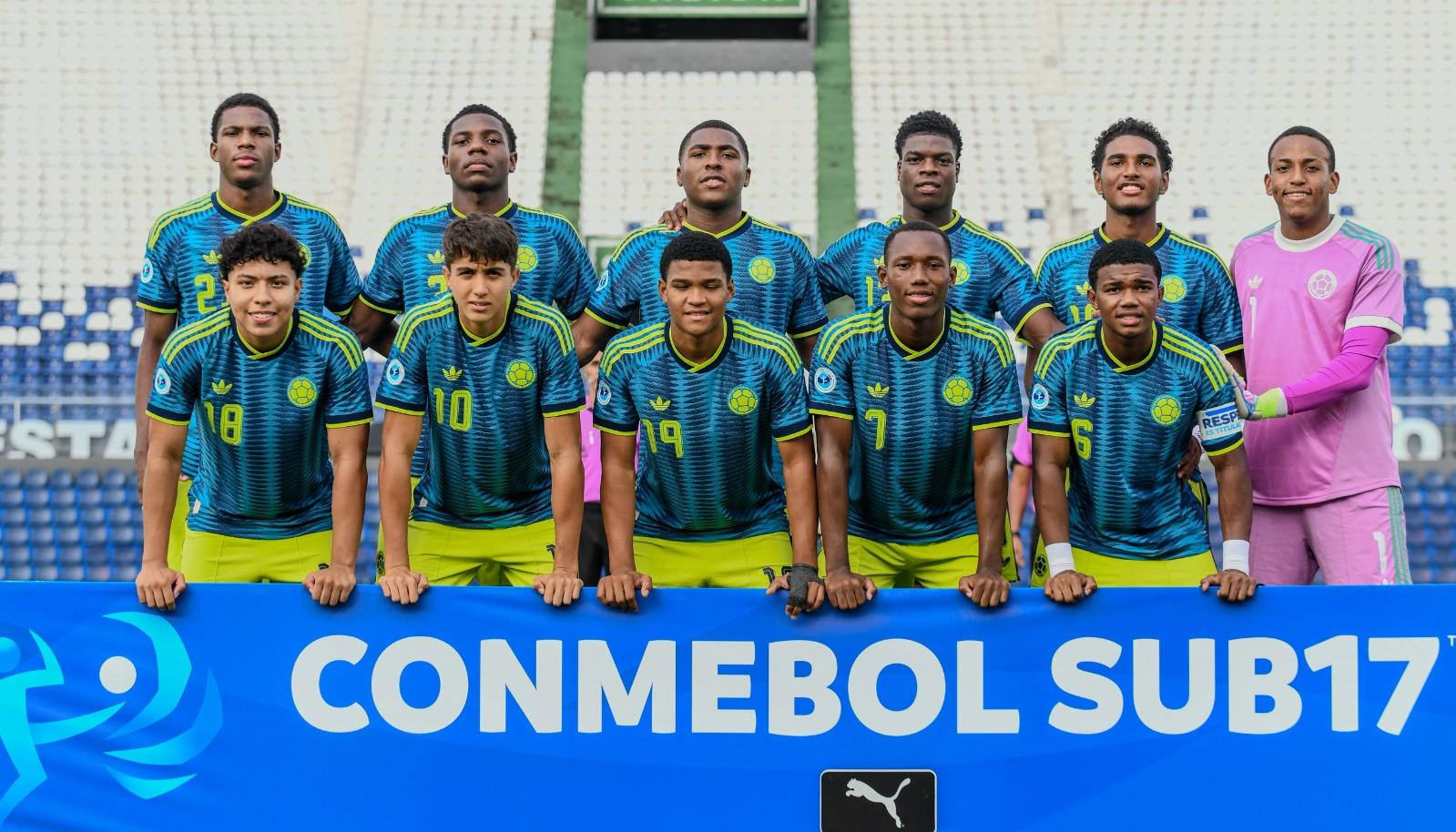 Selección Colombia sub–17, finalista del Sudamericano. 