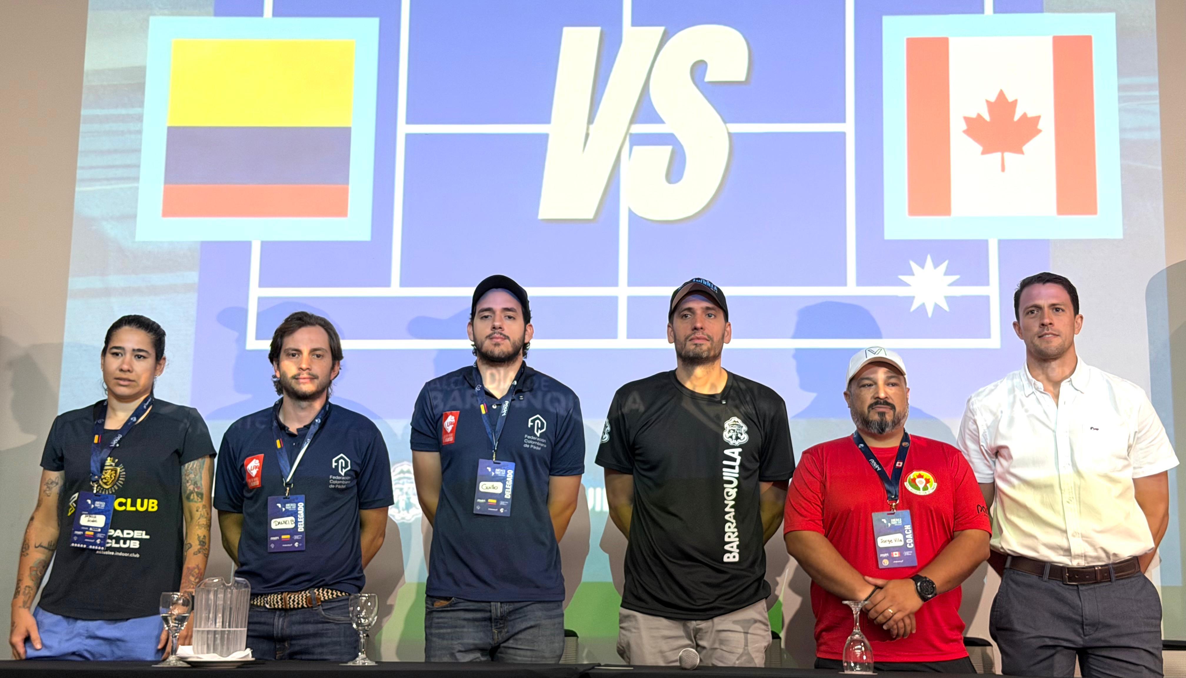 Acto de presentación de la Pádel América Cup.