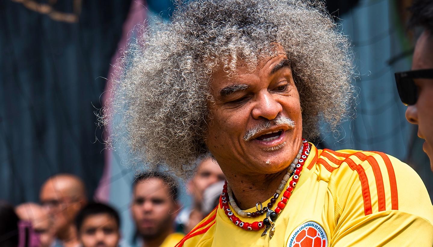 Carlos 'Pibe' Valderrama, exjugador del Junior y excapitán de la Selección Colombia.